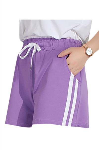 Sports Hot Pants Women's Shorts Summer Outer Wear Pure Cotton Wide Legs Loose Large Size Thin Casual High Waist Running Home Pajama Pants Sports Hot Pants Sports Wide Pants Breathable Sports Pants SKSP032 detail view-1